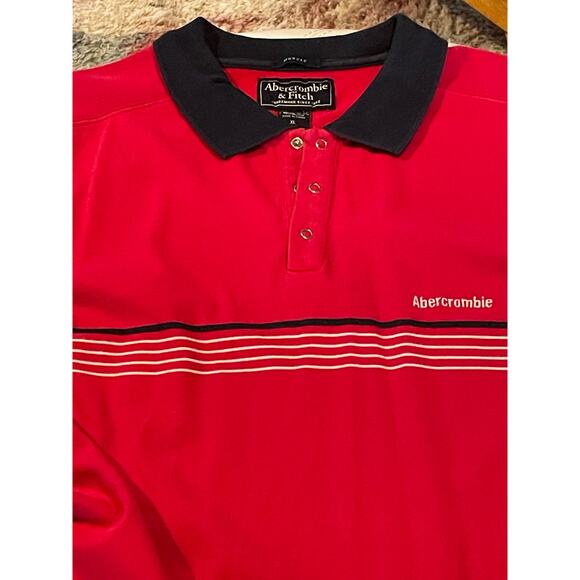 Abercrombie & Fitch Vintage Muscle Fit Logo Polo Shirt size XL - Picture 9 of 9